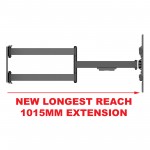 Fits Panasonic TV model TX-50DX802B Black Swivel & Tilt TV Bracket