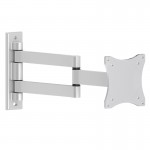 Fits Panasonic TV model TB-24S45AEY Silver Swivel & Tilt TV Bracket