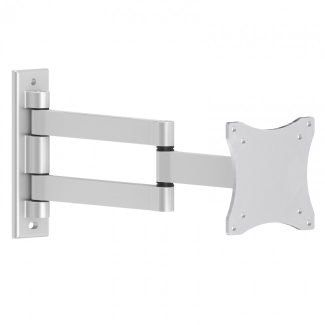 Fits Panasonic TV model TB-24S45AEY Silver Swivel & Tilt TV Bracket