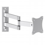 Fits Panasonic TV model TB-24S45AEY Silver Swivel & Tilt TV Bracket