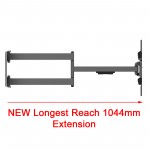 Fits Panasonic TV model TX-65HZ1500B Black Swivel & Tilt TV Bracket