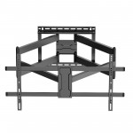 Fits Panasonic TV model TX-65GZ1000B Black Swivel & Tilt TV Bracket