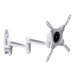 Fits Panasonic TV model TX-24D302B White Swivel & Tilt TV Bracket