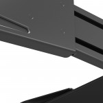 Fits Panasonic TV model TX-65HZ980B Black Swivel & Tilt TV Bracket