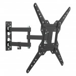 Fits Panasonic TV model TX-47AS802B Black Slim Swivel & Tilt TV Bracket