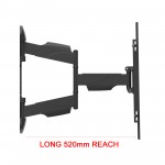 Fits Panasonic TV model TV-55Z95AEB Black Swivel & Tilt TV Bracket