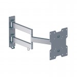 Fits Panasonic TV model TX-L42E30B Silver Swivel & Tilt TV Bracket