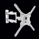 Fits Panasonic TV model TX-40AS640 White Swivel & Tilt TV Bracket