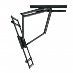 Fits Panasonic TV model TX-65CX410B Dark Grey Swivel & Tilt TV Bracket
