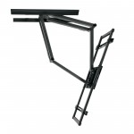 Fits Panasonic TV model TX-65CX410B Dark Grey Swivel & Tilt TV Bracket